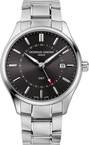 Frederique Constant Classics FC-252DGS5B6B Quartz GMT 40mm