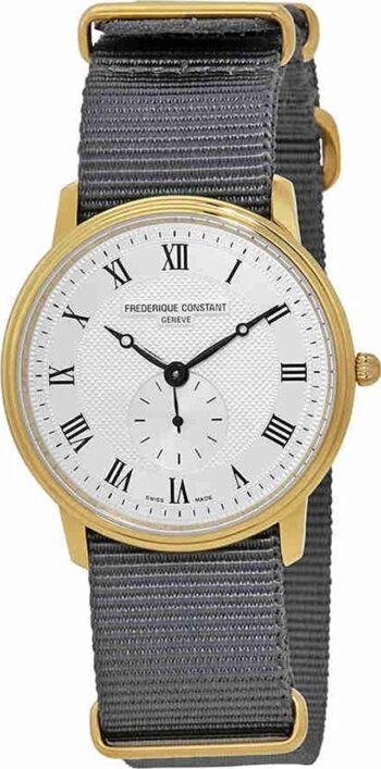 Frederique Constant FC-235M4S5GRY Slimline Watch 37mm