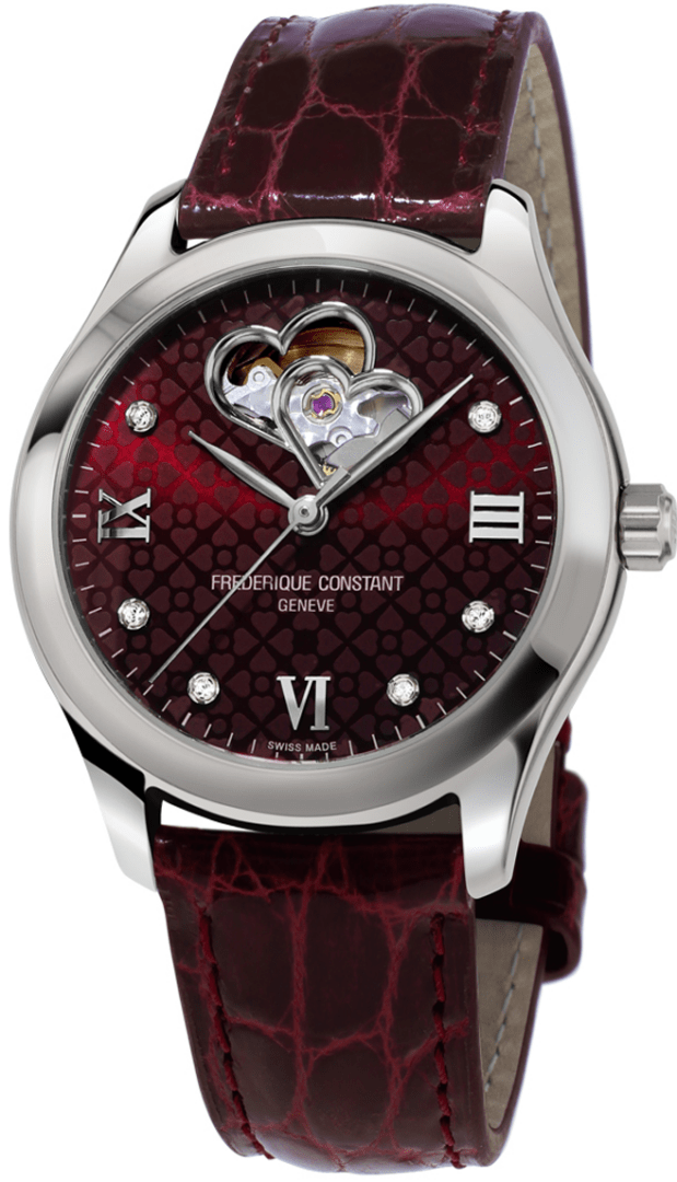 Frederique Constant FC-310BRGDHB3B6 Double Heart  Watch 36mm