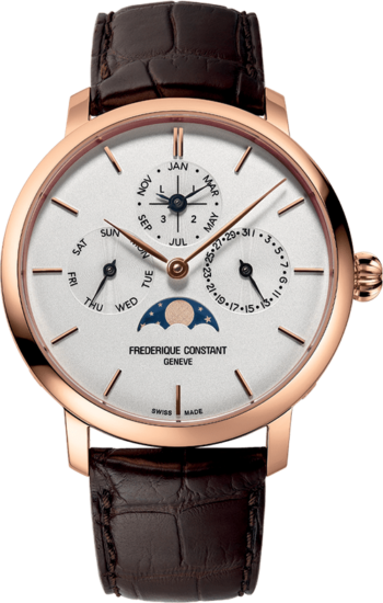 Frederique Constant FC-775V4S4 Slimline Perpetual Calendar 42mm